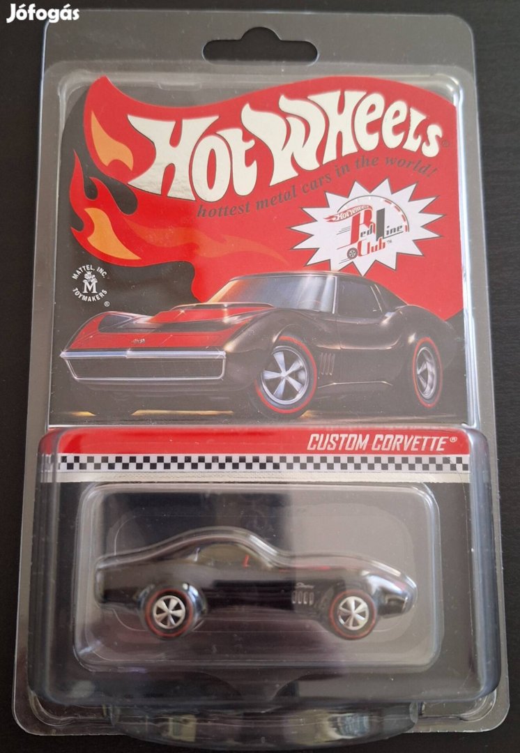 Hot Wheels RLC Exclusive Custom Corvette Spectraflame Black