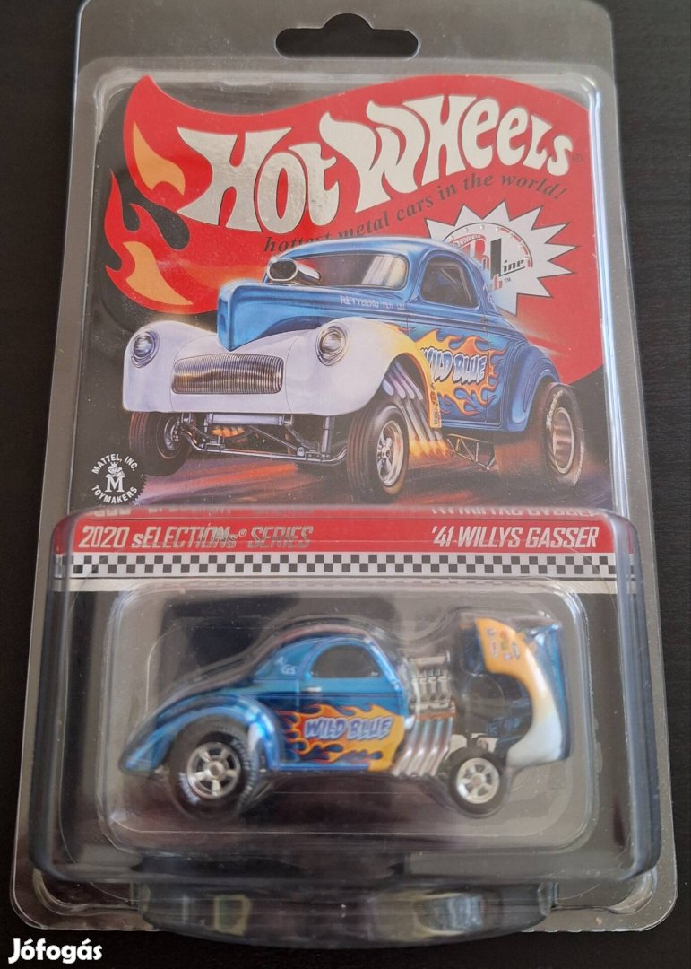 Hot Wheels RLC '41 Willys Gasser Spectraflame Ice Blue