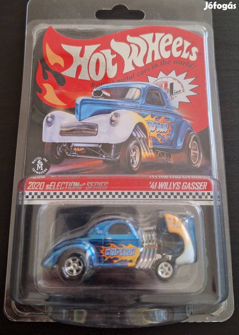 Hot Wheels RLC '41 Willys Gasser Spectraflame Ice Blue