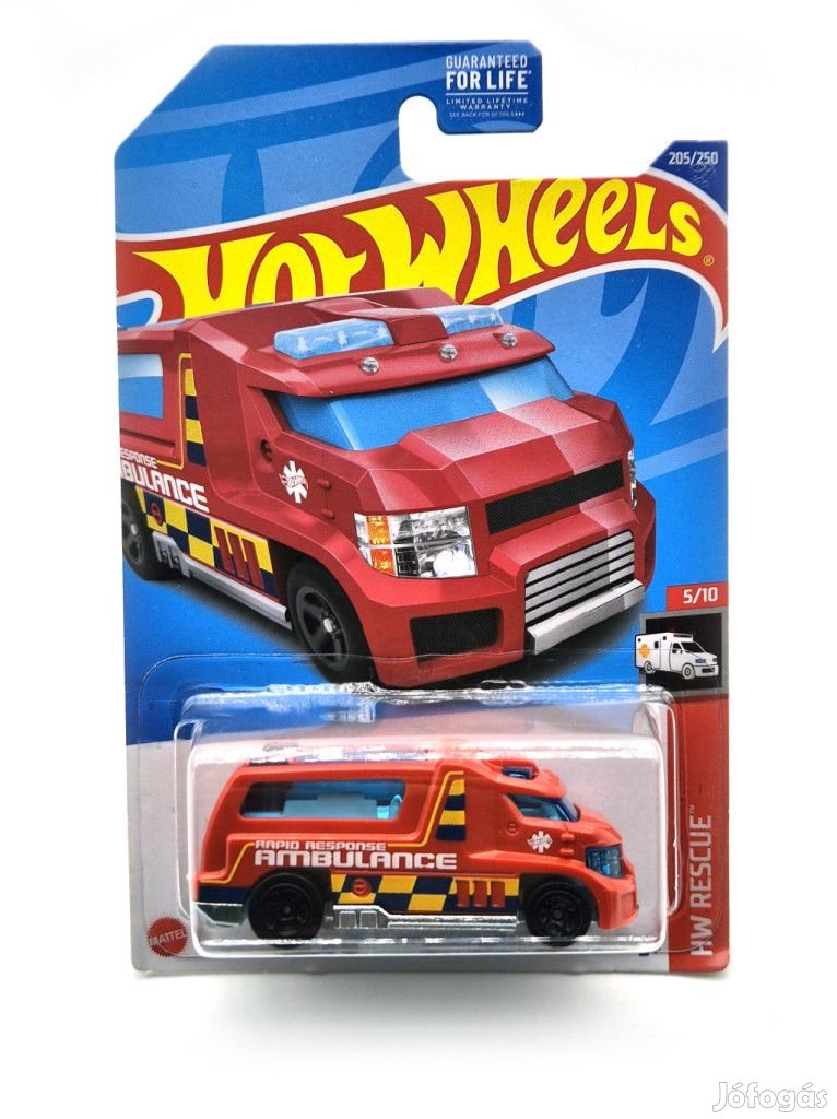 Hot Wheels Rapid Response - HW Rescue 5/10 - 205/250 - hosszú kártyás