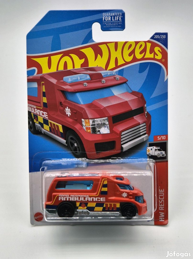 Hot Wheels Rapid Response - HW Rescue 5/10 - 205/250 - hosszú kártyás