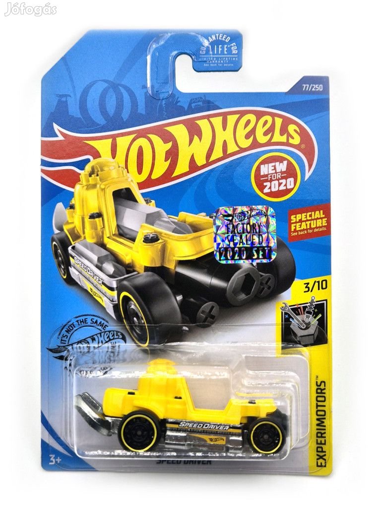 Hot Wheels Speed Driver (sárga) - Experimotors 3/10 - 77/250 - hosszú