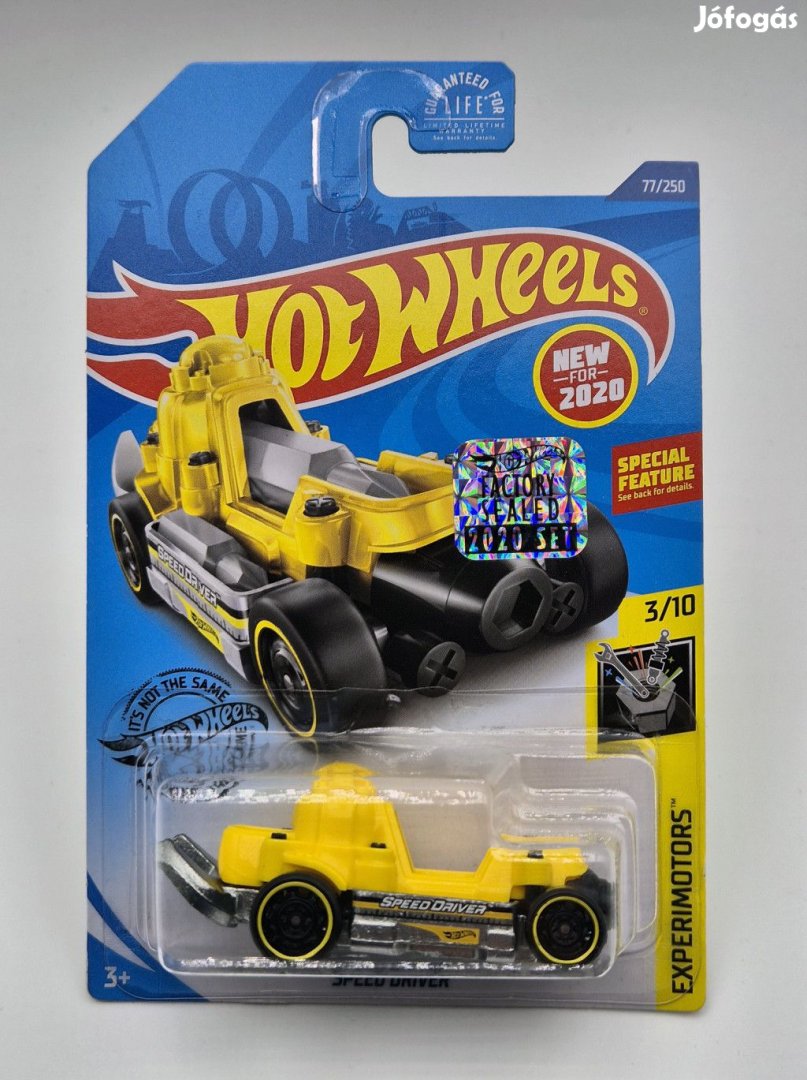 Hot Wheels Speed Driver (sárga) - Experimotors 3/10 - 77/250 - hosszú
