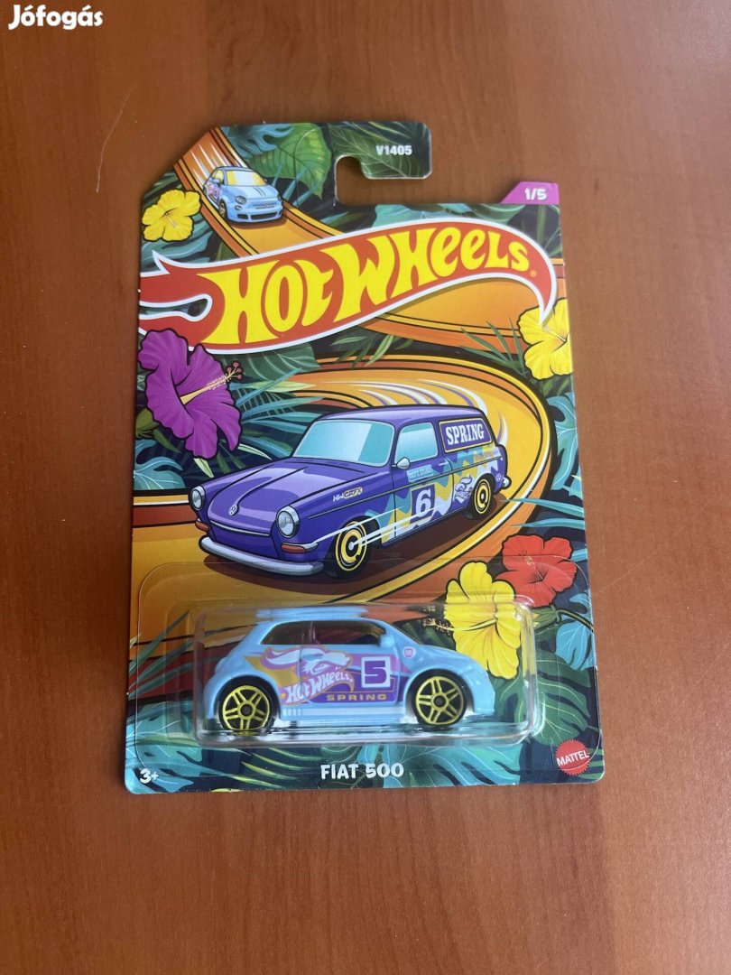 Hot Wheels Spring 2024 1/5 Fiat 500 Új