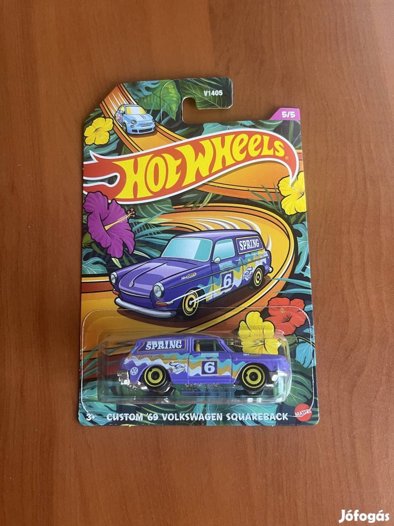 Hot Wheels Spring 2024 5/5 Custom '69 Volkswagen Squareback Új