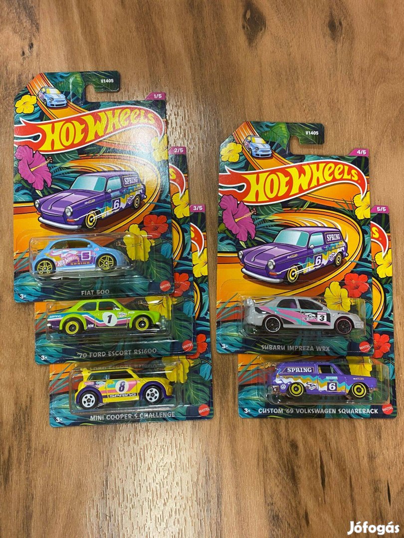 Hot Wheels Spring nagykártás teljes sor V1405