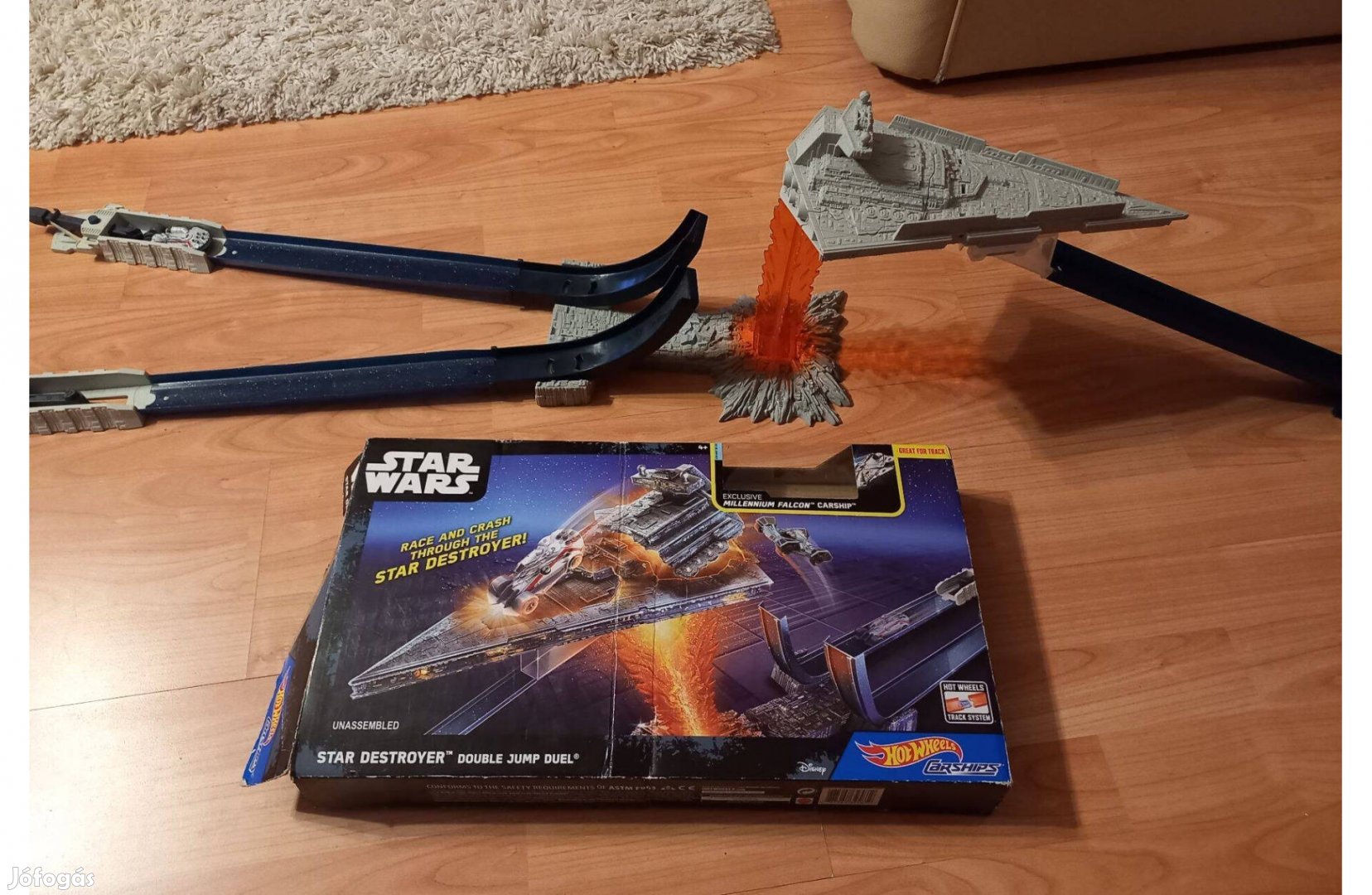 Hot Wheels Star Wars - Birodalomromboló szett Autópálya autóval