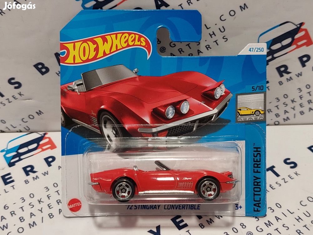 Hot Wheels Stingray Convertible (1972) - Factory Fresh 5/10 - 47/250