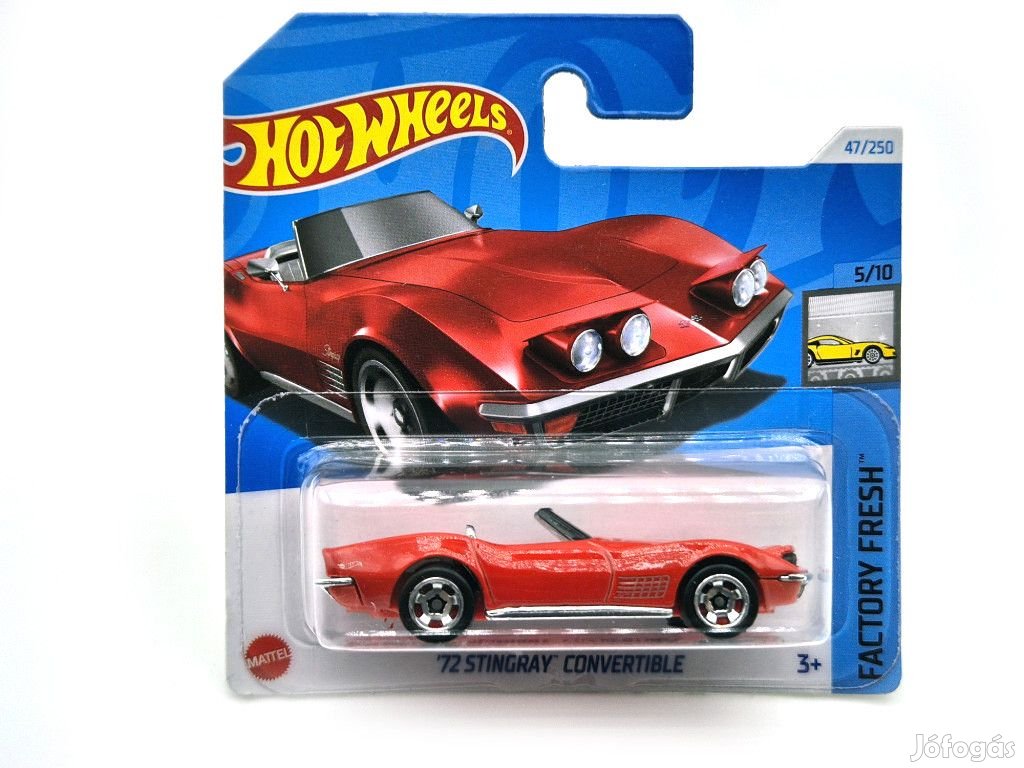 Hot Wheels Stingray Convertible (1972) - Factory Fresh 5/10 - 47/250