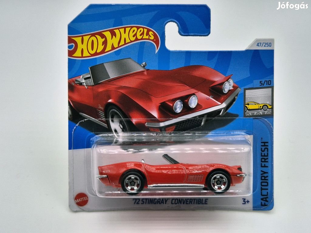Hot Wheels Stingray Convertible (1972) - Factory Fresh 5/10 - 47/250