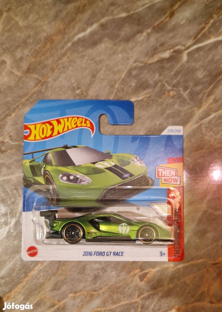 Hot Wheels Then and Now Ford GT Race 2016 Kisautó