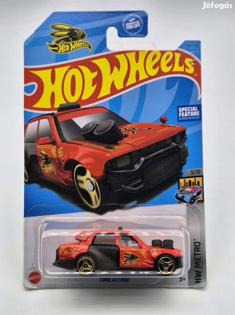Hot Wheels Time Attaxi - HW Metro 3/10 - 76/250 - hosszú kártyás