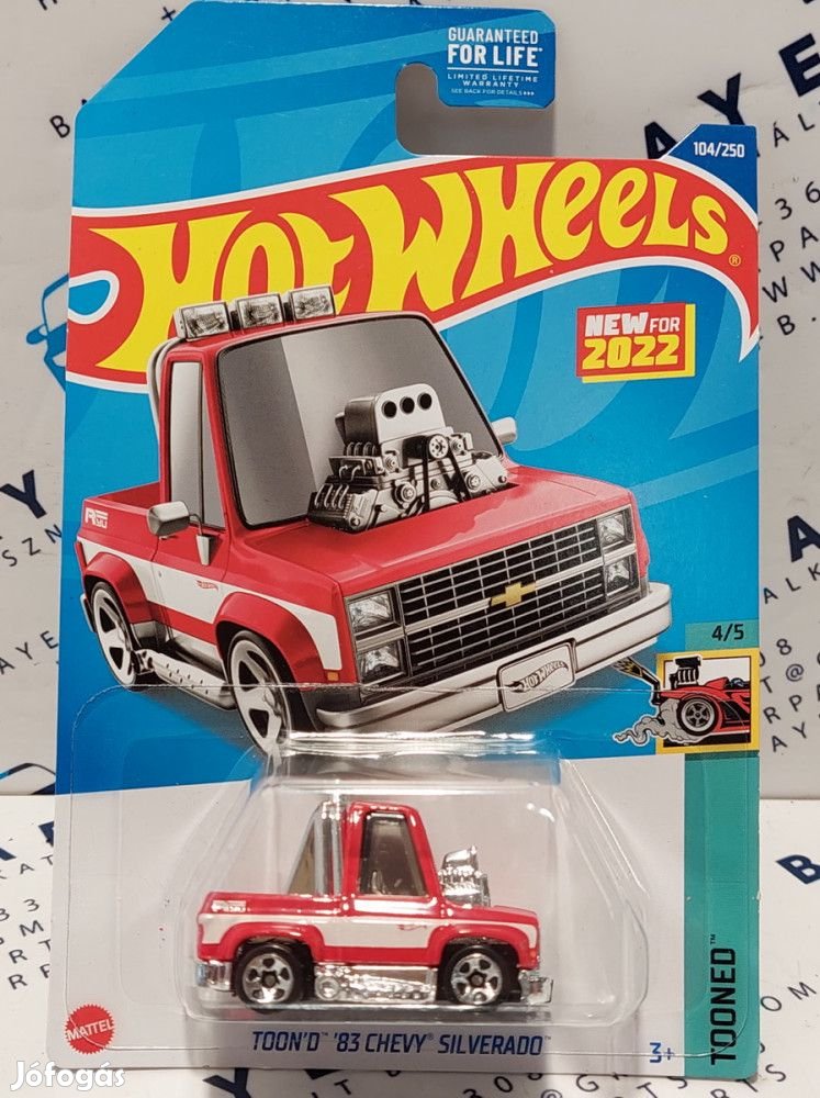 Hot Wheels Toon'D Chevy Silverado (1983) - Tooned 4/5 - 104/250 - hos
