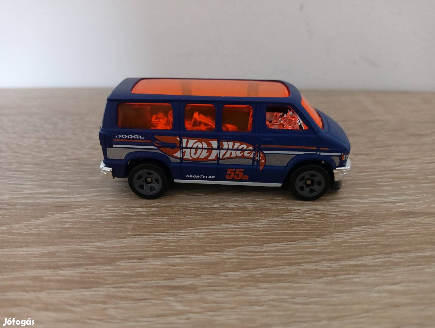 Hot Wheels White Dodge Van