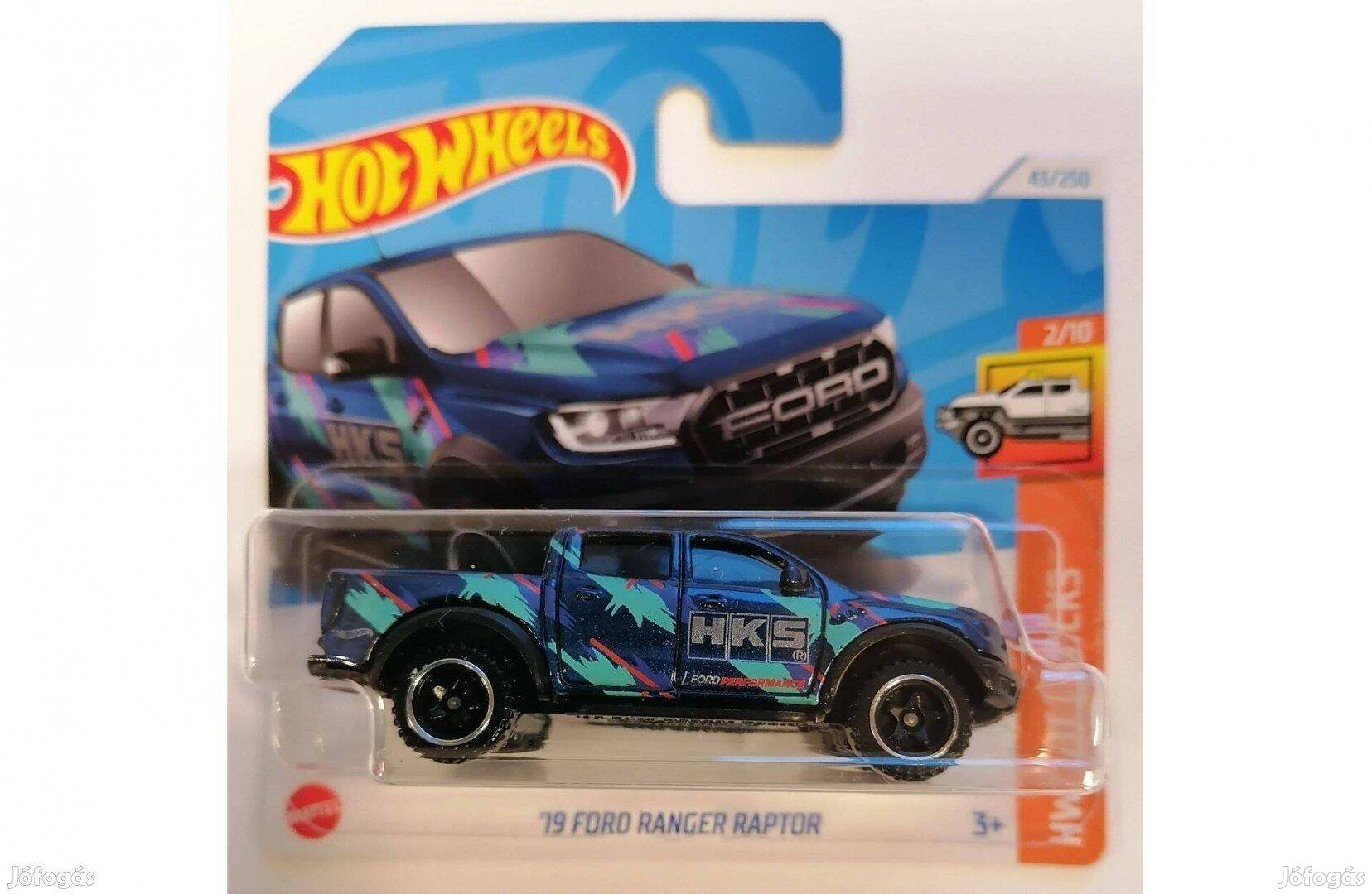 Hot Wheels '19 Ford Ranger Raptor HKS Blue