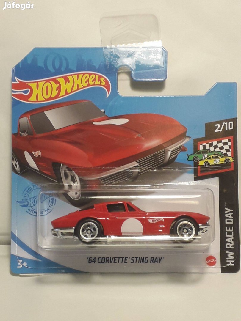 Hot Wheels '64 Corvette 'Sting Ray' (piros) 2021