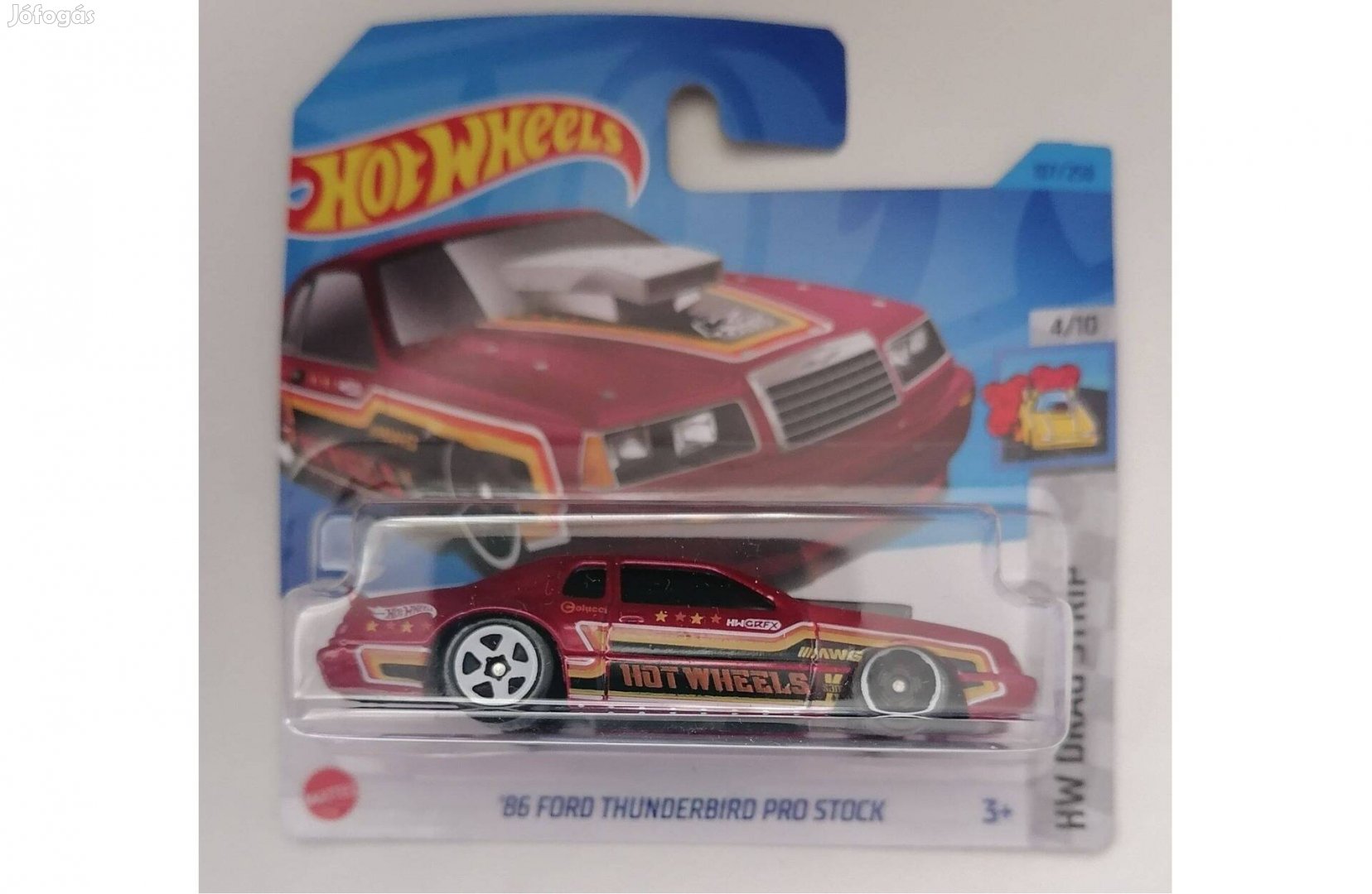 Hot Wheels '86 Ford Thunderbird Pro Stock red