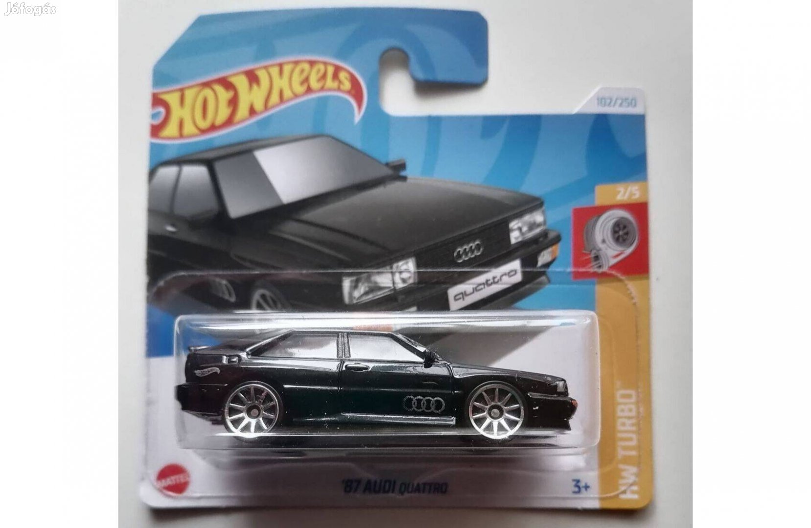 Hot Wheels '87 Audi Quattro black