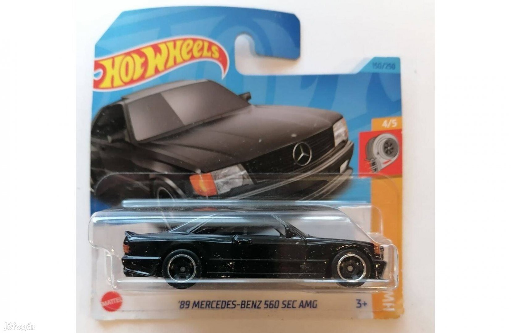 Hot Wheels '89 Mercedes Benz 560 SEC AMG black