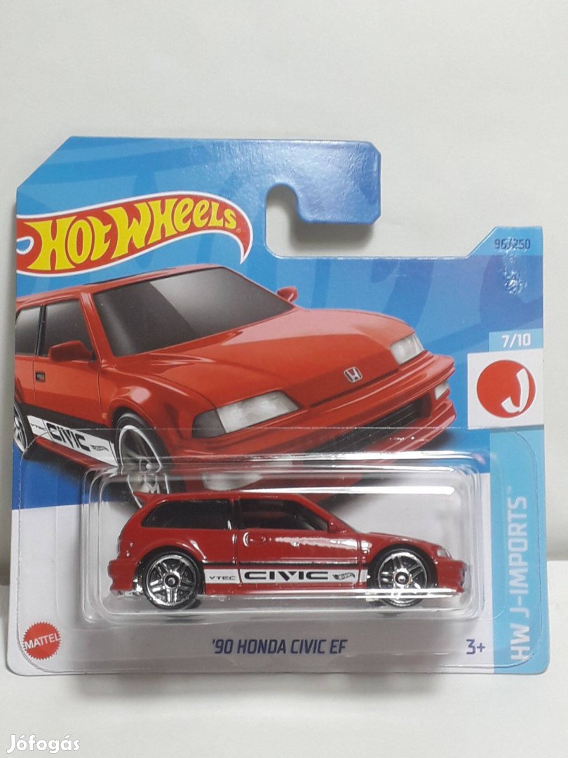 Hot Wheels '90 Honda Civic EF (red) 2023
