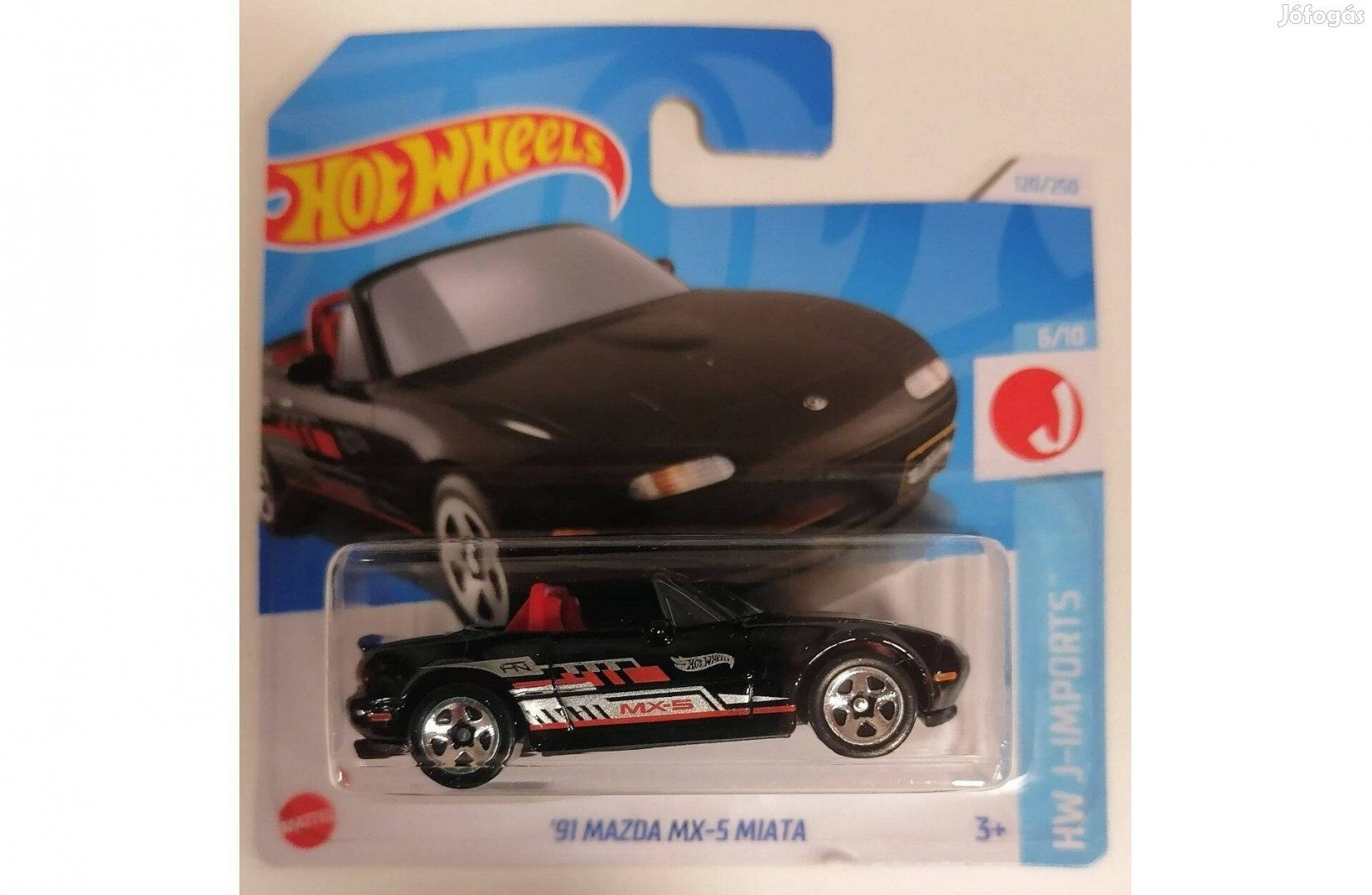 Hot Wheels '91 Mazda MX-5 Miata black