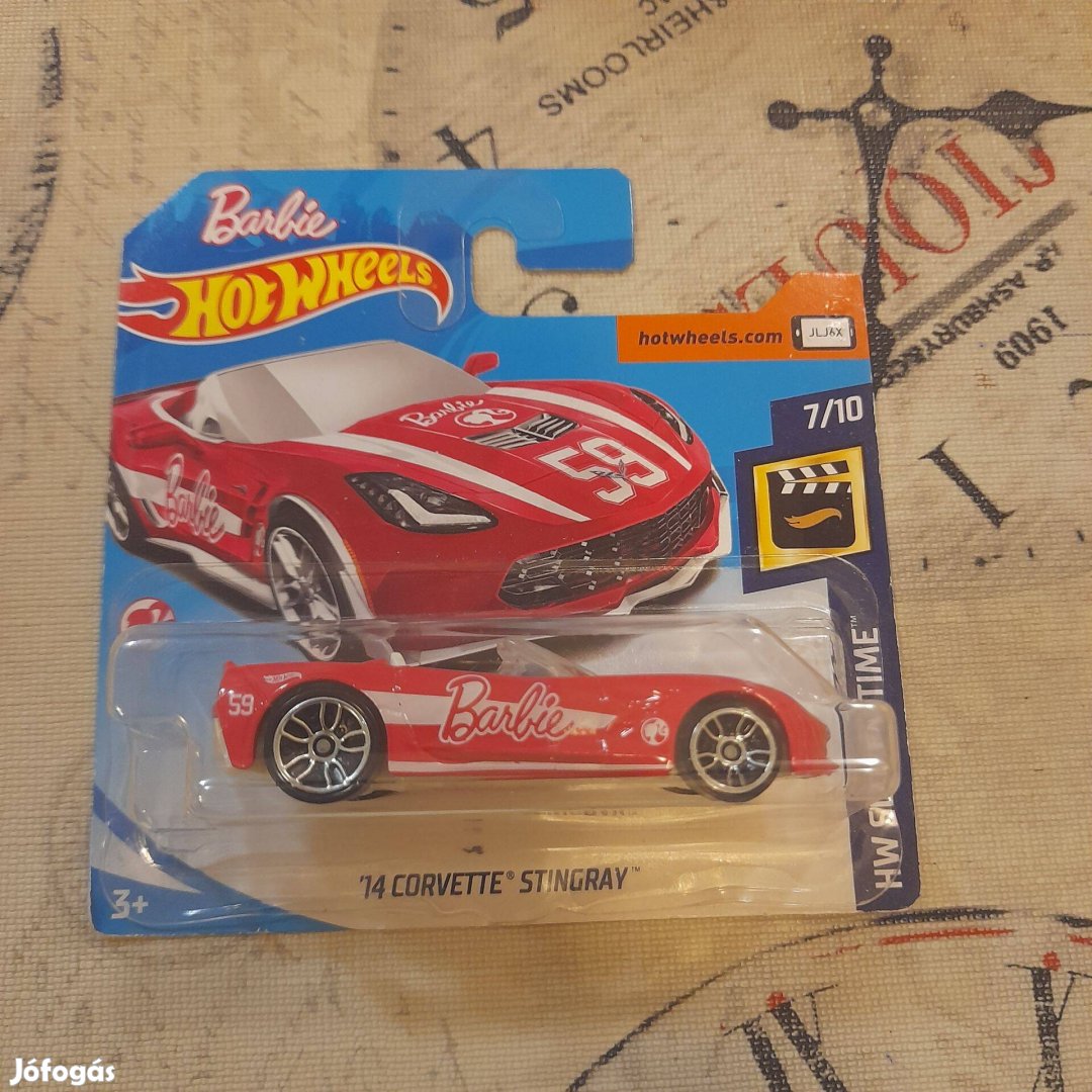 Hot Wheels: Barbie '14 Corvette stingray Bontatlan 2018