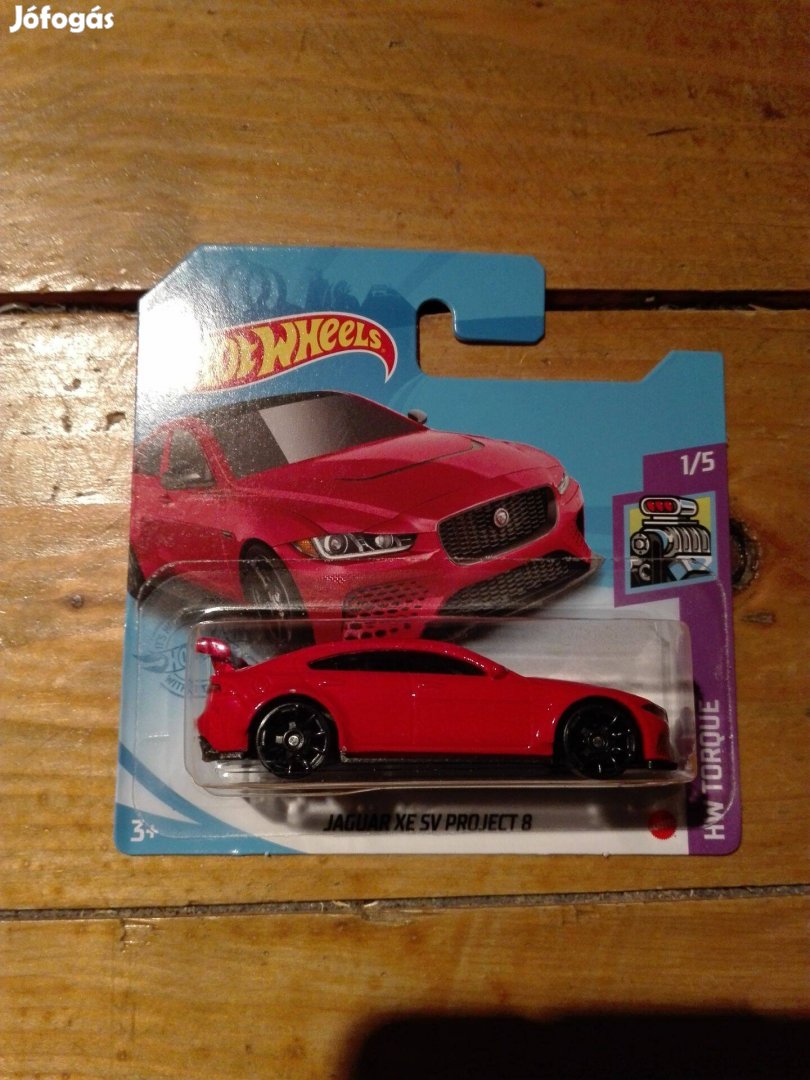 Hot Wheels: Jaguar XE SV Project 8 Bontatlan! 2021 piros