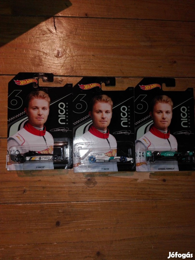 Hot Wheels: Nico Rosberg 3 darabos sor