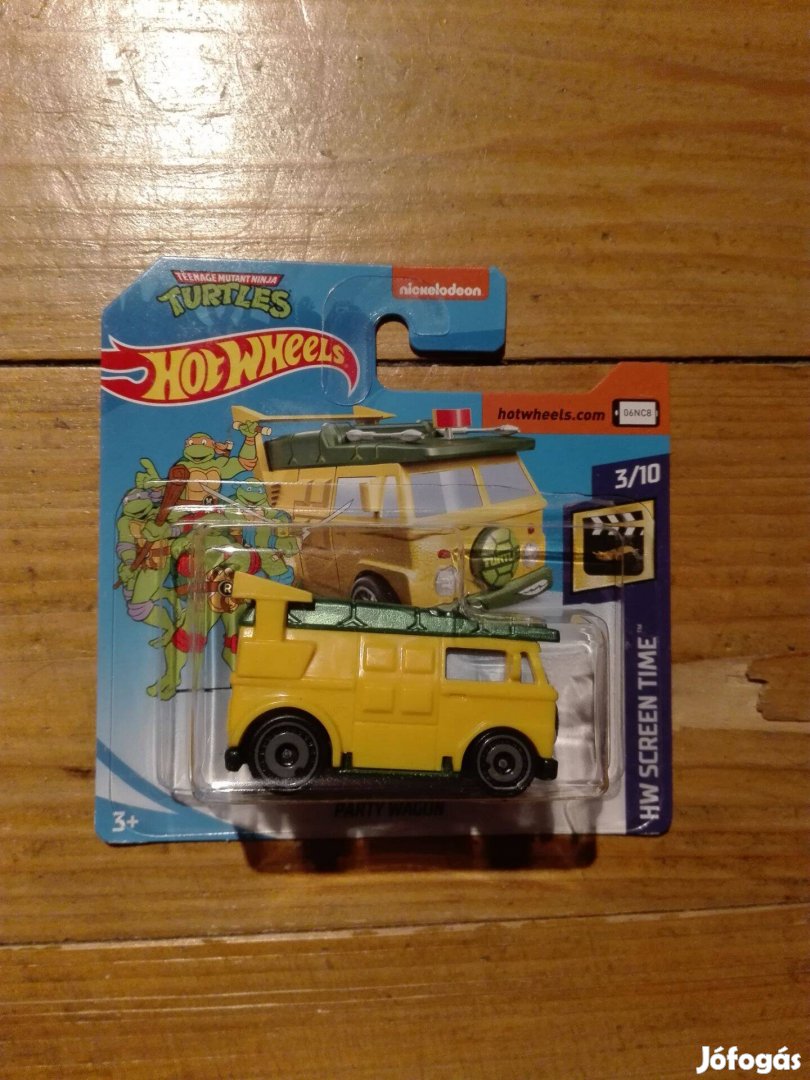 Hot Wheels: Ninja Turtles party wagon Bontatlan 2021