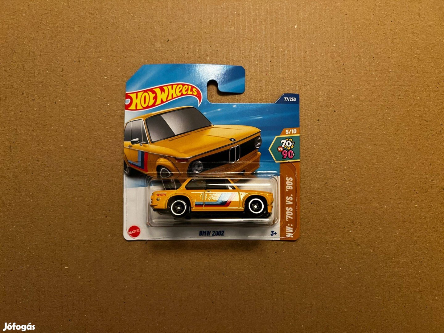 Hot Wheels - BMW 2002 - okkersárga