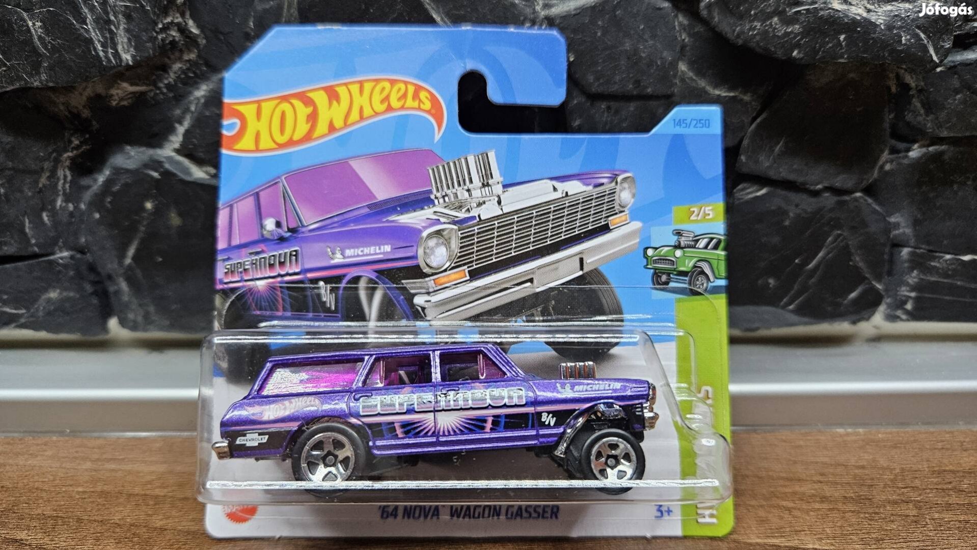 Hot Wheels # HW Hot Trucks # '55 Nova Wagon Gasser