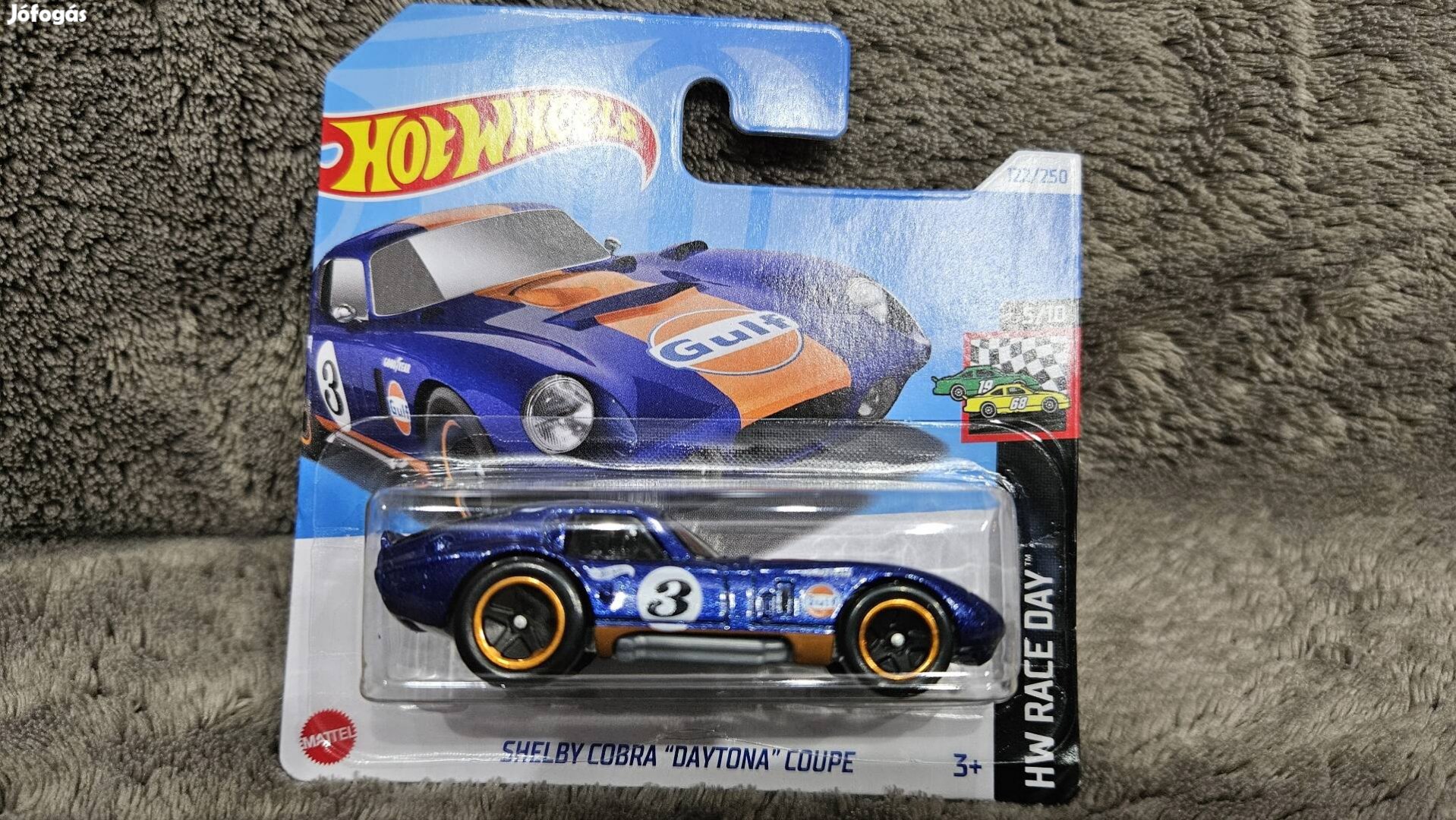 Hot Wheels # HW Race Day # Shelby Cobra Daytona Coupe-Gulf