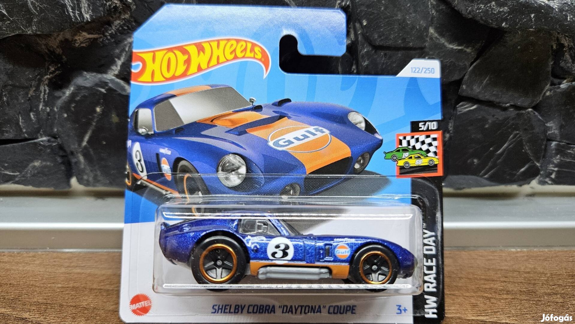 Hot Wheels # HW Race Day # Shelby Cobra Daytona Coupe-Gulf