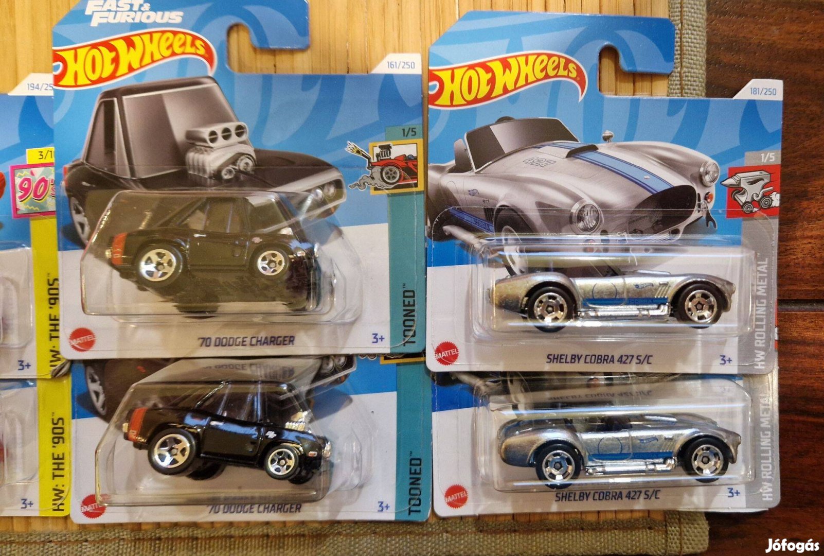 Hot Wheels - Kisautó csomag - Amerikai típusok - 23 db