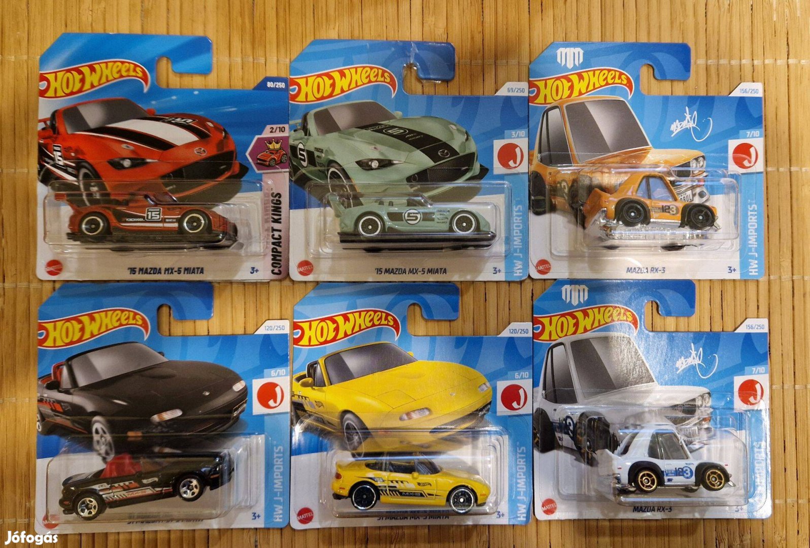 Hot Wheels - Kisautó csomag - Japán típusok - 28 db