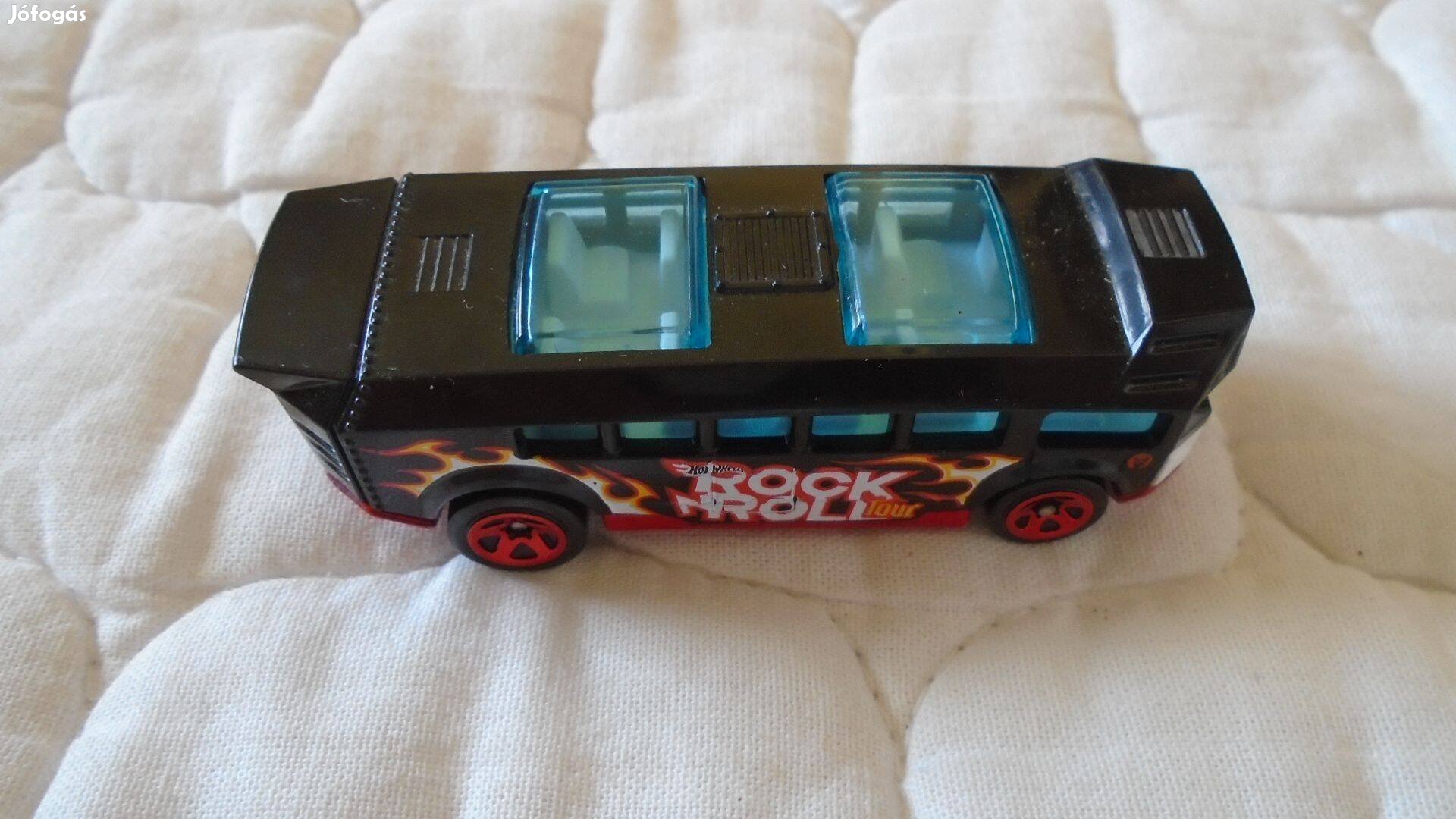 Hot Wheels - Mattel - 2013-as Rock - fém-műanyag busz - újszerű