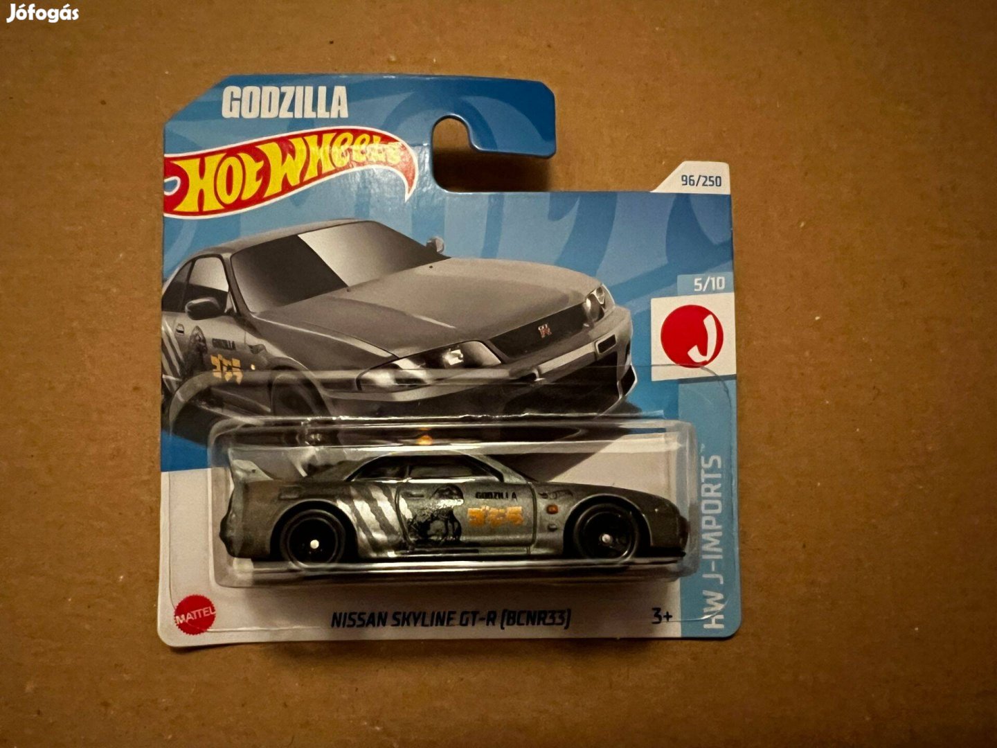 Hot Wheels - Nissan Skyline GT-R (Bcnr33) Godzilla - szürke