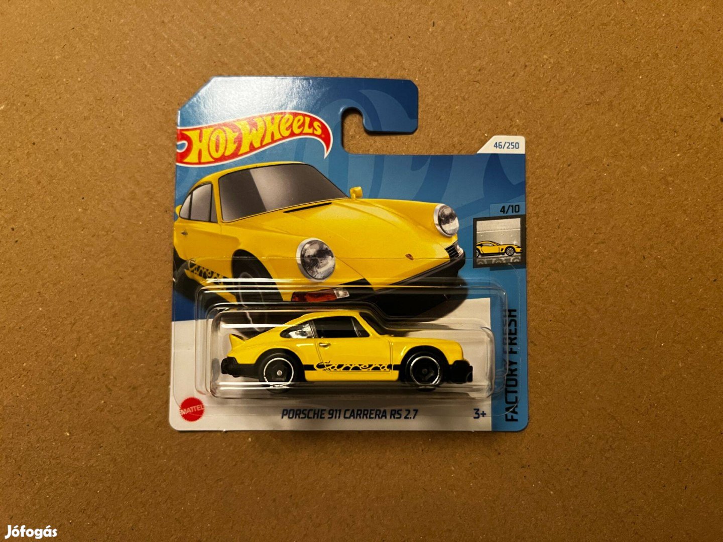Hot Wheels - Porsche 911 Carrera RS 2.7 - sárga