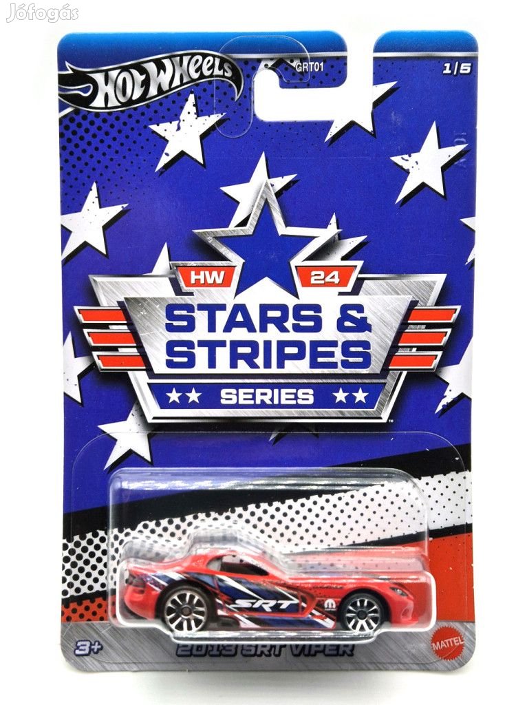 Hot Wheels - Stars & Stripes 1/5 - SRT Dodge Viper (2013) -  Hot Whee