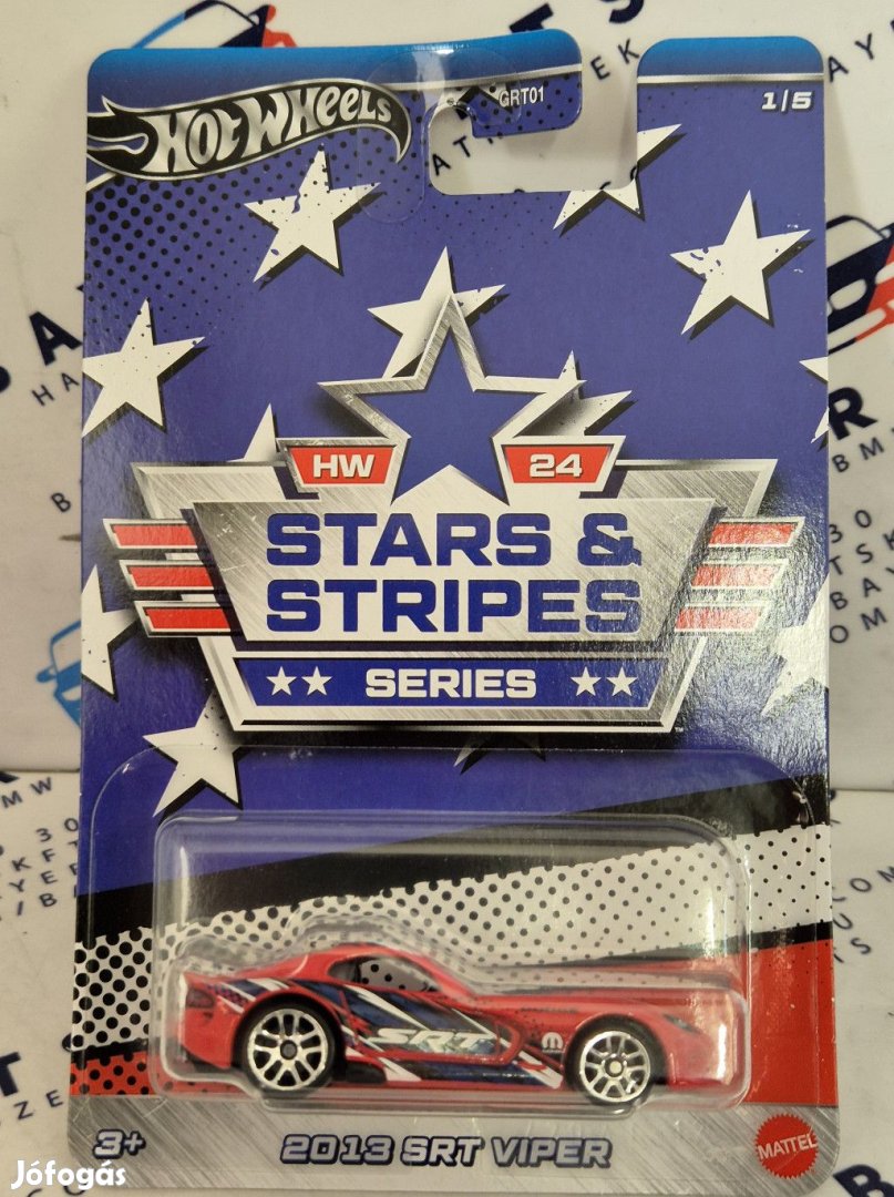 Hot Wheels - Stars & Stripes 1/5 - SRT Dodge Viper (2013) -  Hot Whee