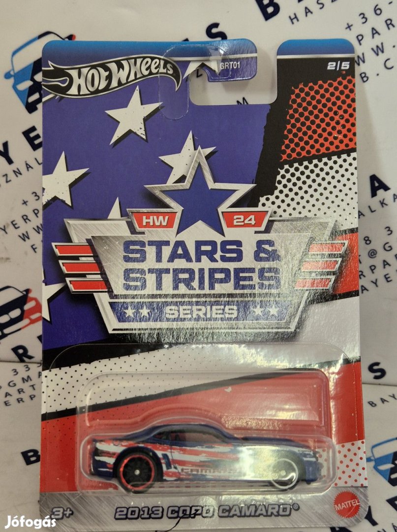 Hot Wheels - Stars & Stripes 2/5 - Copo Chevrolet Camaro (2013) -  Ho