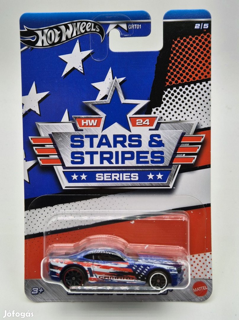 Hot Wheels - Stars & Stripes 2/5 - Copo Chevrolet Camaro (2013) -  Ho