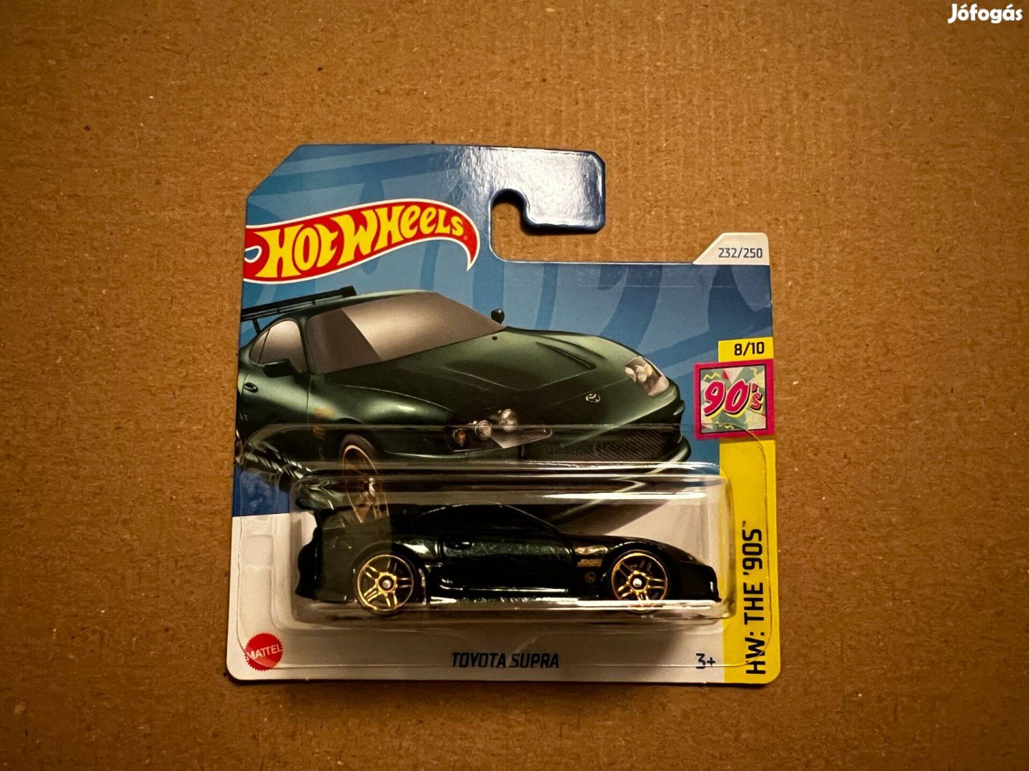 Hot Wheels - Toyota Supra - metál zöld