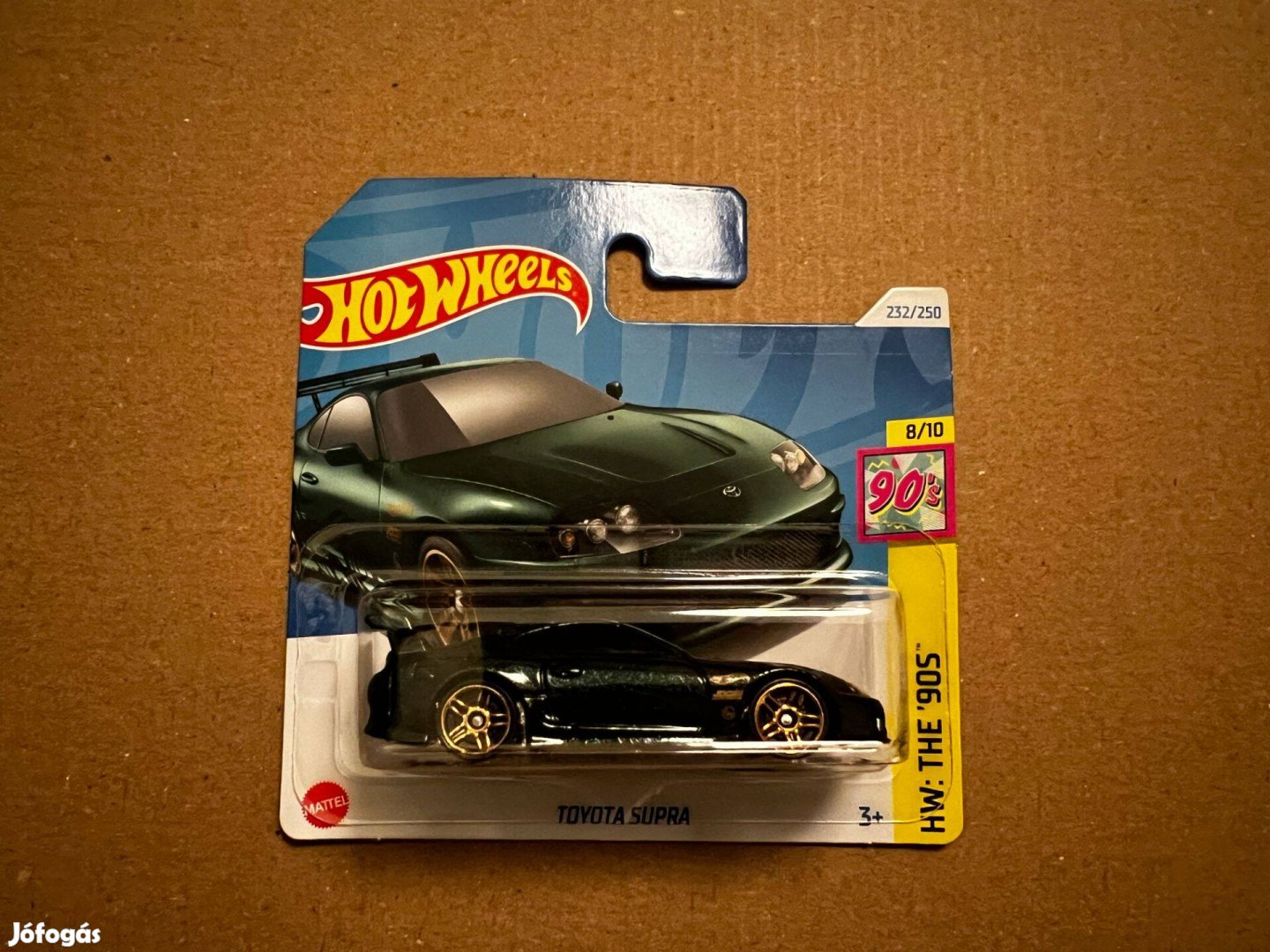 Hot Wheels - Toyota Supra - metál zöld