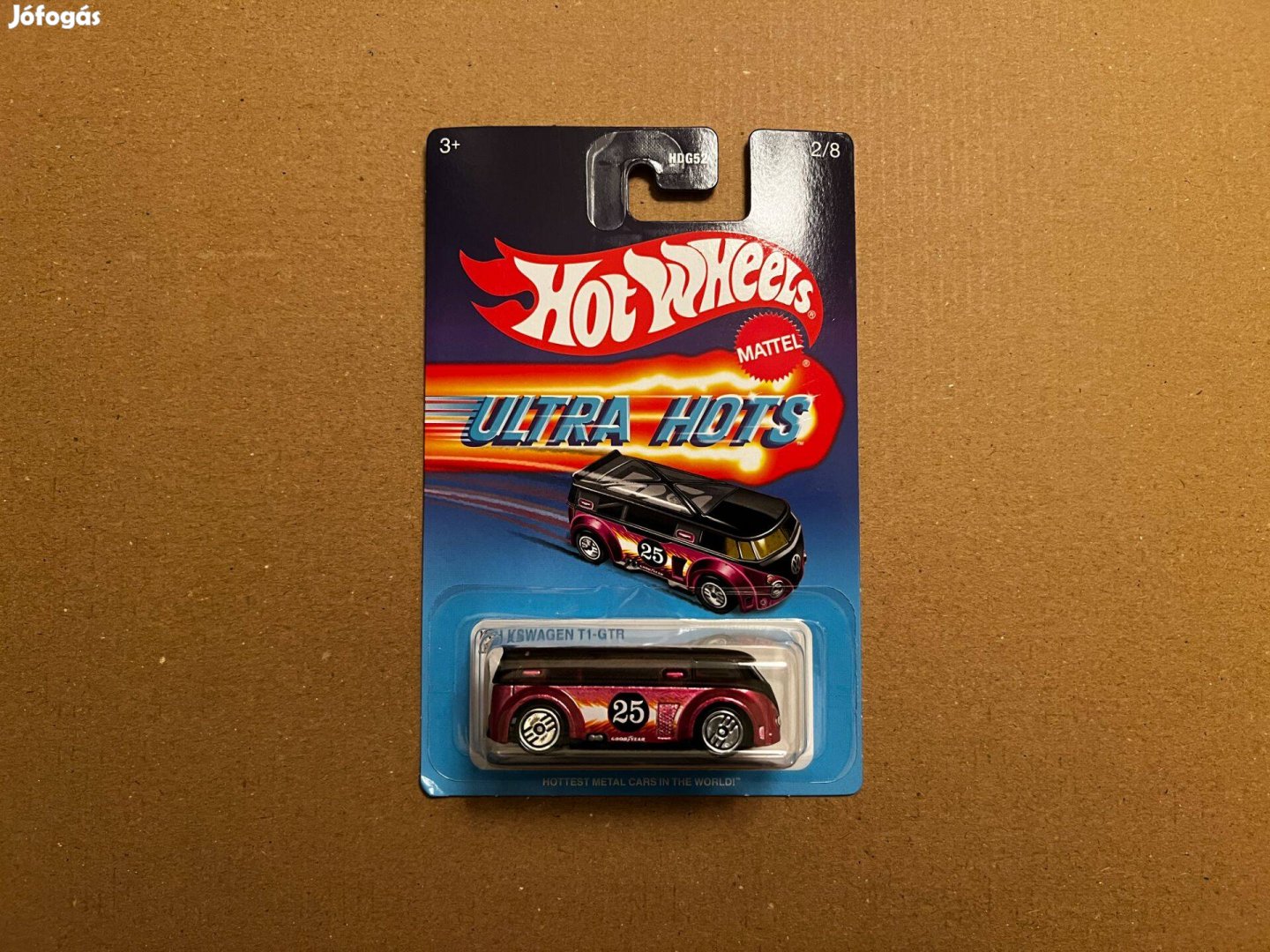 Hot Wheels - Volkswagen T1-GTR VW - rózsaszín