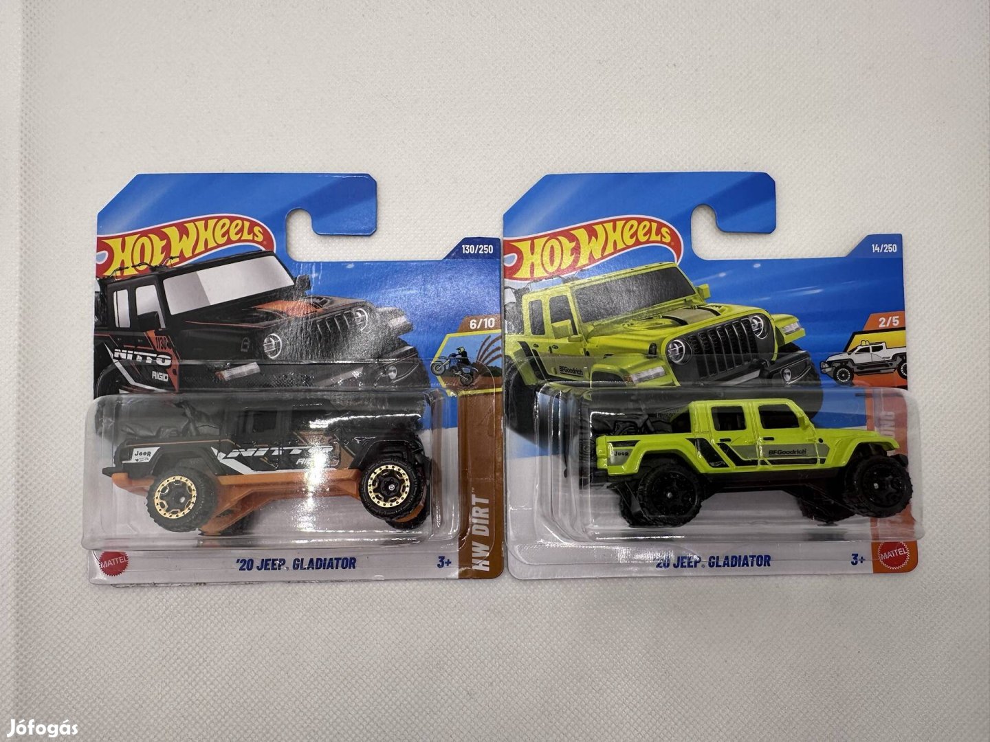 Hot Wheels - 20 Jeep Gladiator - egyben a két szín