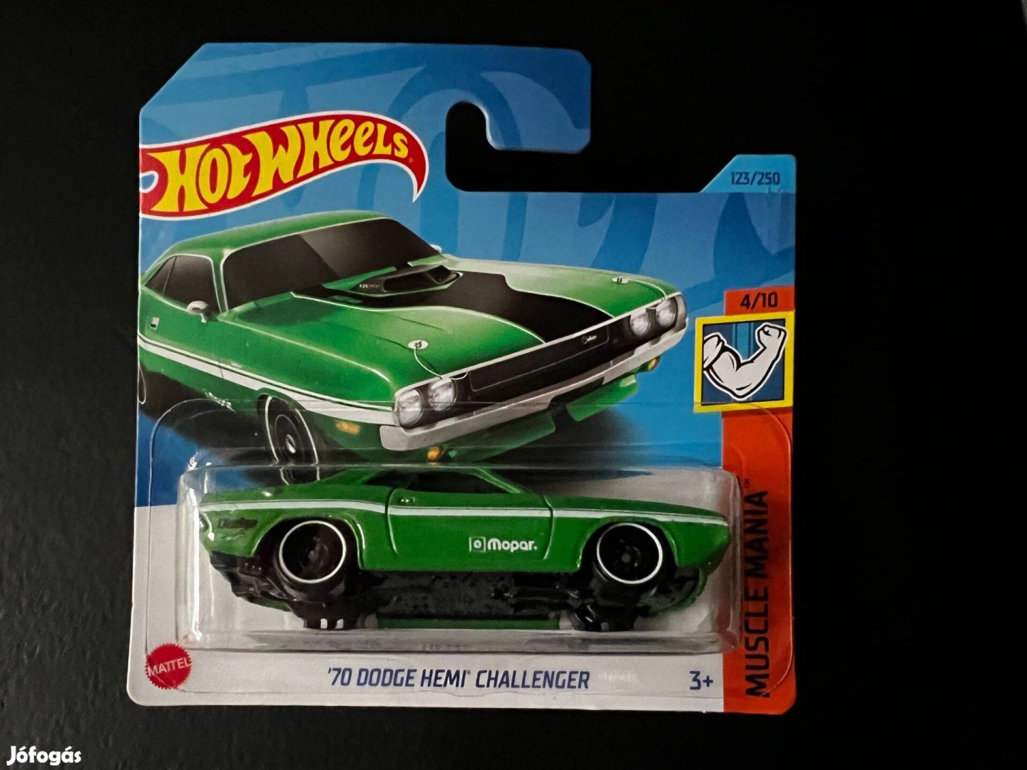 Hot Wheels - '70 Dodge Hemi Challanger - zöld