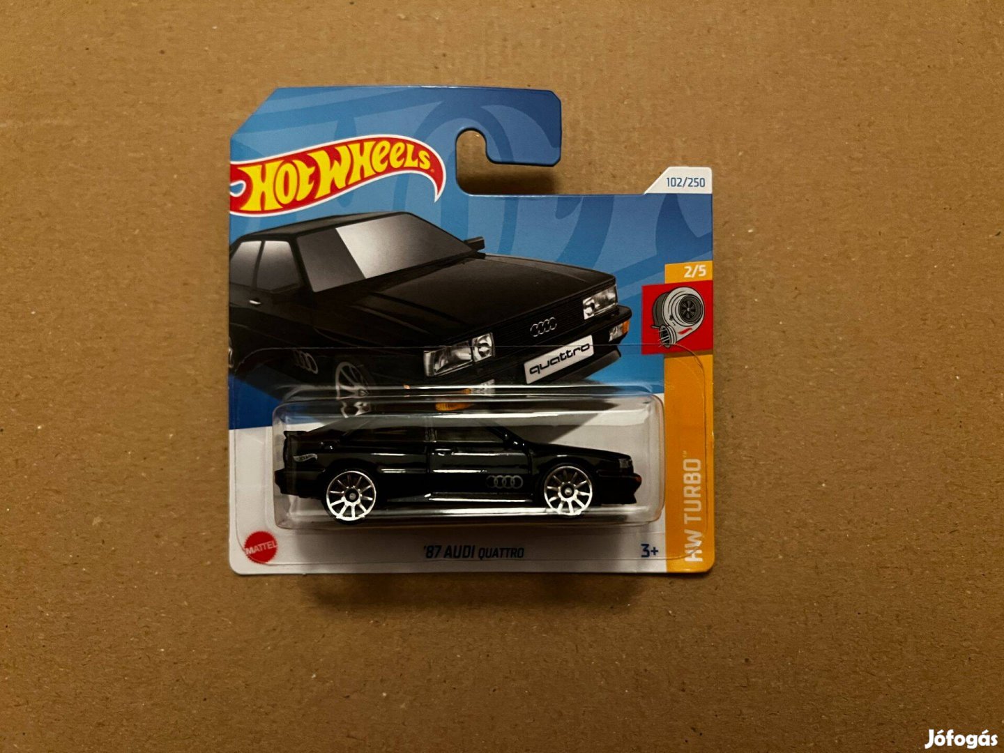 Hot Wheels - 87 Audi quattro - fekete