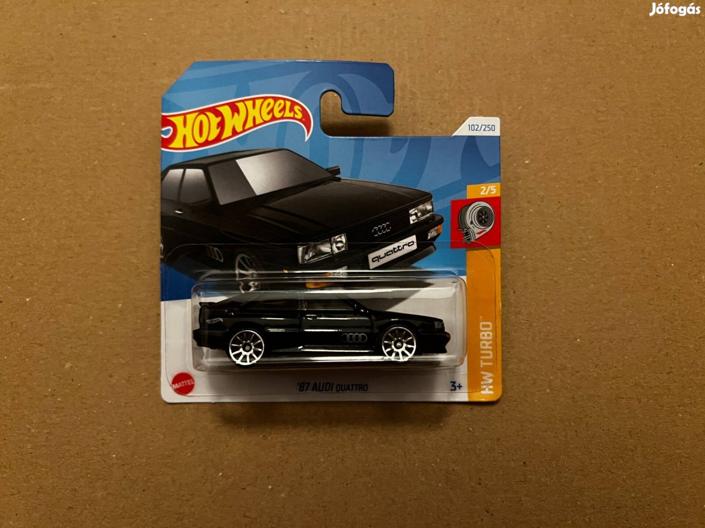 Hot Wheels - '87 Audi quattro - fekete