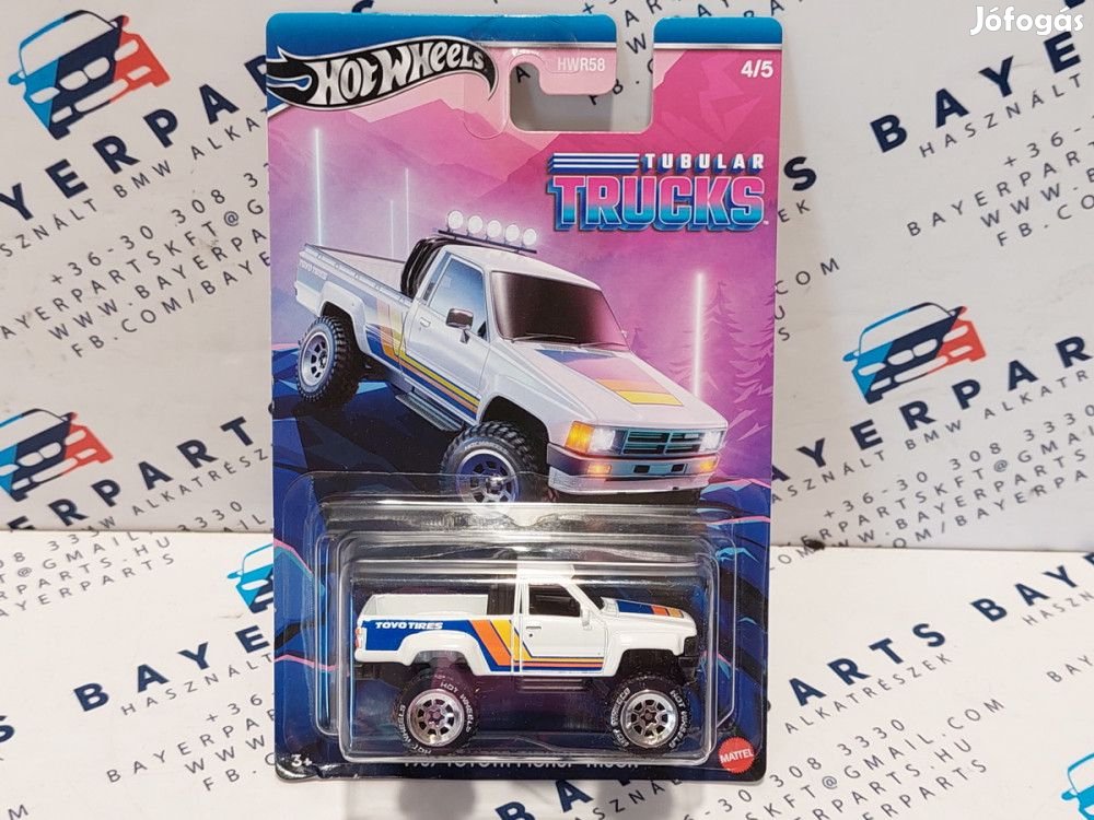 Hot Wheels  - Tubular Trucks 4/5 - Toyota Pickup Truck (1987) -  Hot